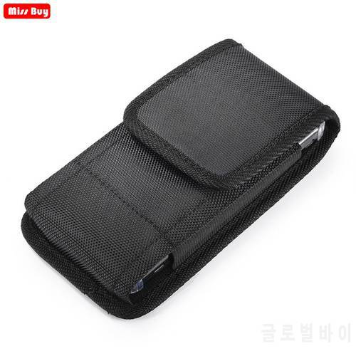 Phone Bag Pouch For iPhone 14 13 12 Mini 11 Pro Max X 8 7 6 6S Plus 5S SE 5C 4s Xr Xs Case Belt Clip Holster Oxford cloth Cover