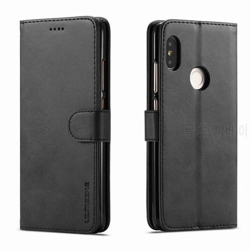 Flip Case For Xiaomi Redmi Note 5 Pro Case Leather Wallet Magnetic Cover For Redmi Note 5 Note5 Case Luxury Vintage Phone Bags