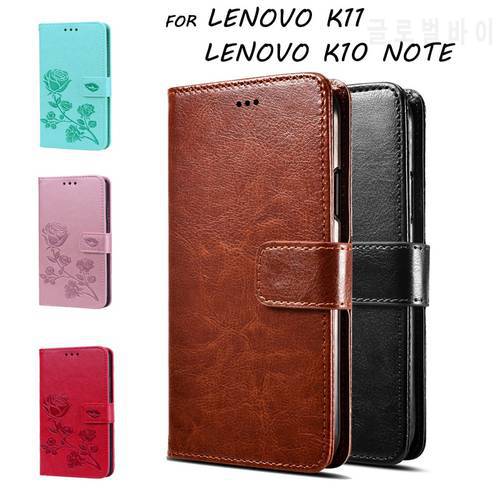 Phone Case For Lenovo K13 K12 K10 Note Cover Etui Flip Stand Leather Wallet Protective Shell Book For Lenovo A7 A8 K13 Case Bag
