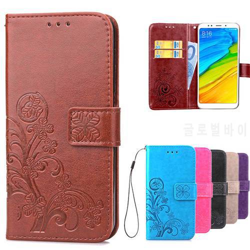Leather Flip Cover Case For Xiaomi Redmi 5 Case Xiaomi Redmi 5 Plus Phone Case For Xiomi Xiaomi Redmi 5 Plus Redmi5 Plus 5Plus