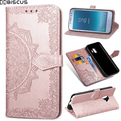 For Samsung J2 Core Phone Cases Stand Flip Case For Samsung Galaxy J2 Core SM-J260F/DS J260 J2Core Luxury Leather Wallet Cover