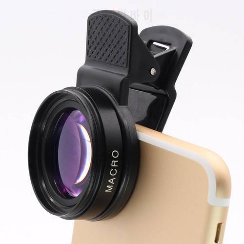 Universal phone lens Fisheye Hd 0.45x Wide Angle Zoom 12.5x macro lenses Camera Kits with Clip lens on the phone for smartphone