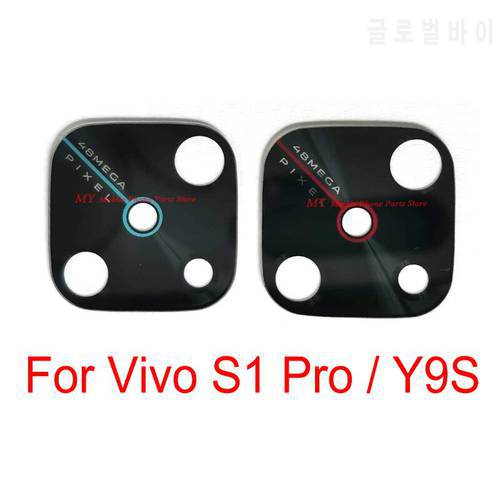 New Top Quality Rear Camera Glass Lens For Vivo S1 Pro / Y9S Back Big Camera Lens Glass Cover With Sticker Replacement Parts