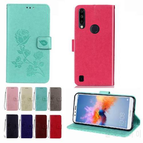 for ZTE Blade A7 2020 Fingerprint version Case Protection Stand Style PU Leather Flip Silicone Back Cover Phone Wallet Case