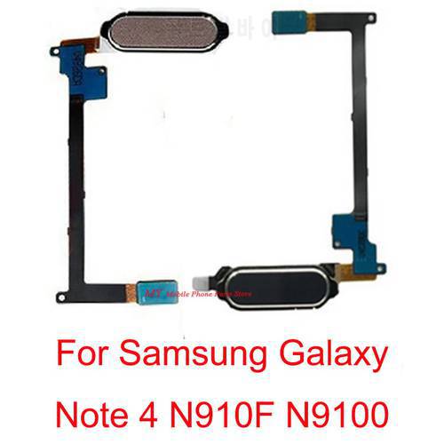 Return Back Home Button Fingerprint Sensor Flex Cable For Samsung Galaxy Note4 Note 4 N910 N910F N9100 N910C N910G Repair Parts
