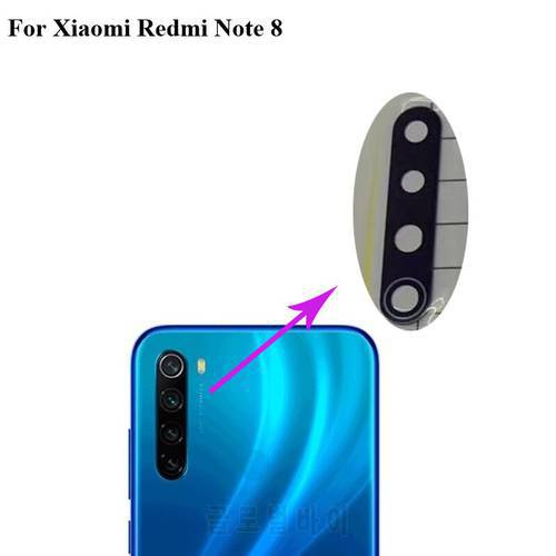 High quality For Xiaomi Redmi Note 8 Back Rear Camera Glass Lens test good for Xiaomi Mi Red mi note8 Replacement Parts