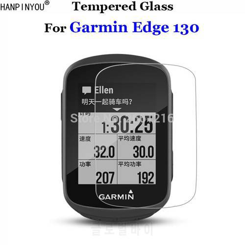 For Garmin Edge130 Tempered Glass 9H 2.5D Premium Screen Protector Film For Garmin Edge 130 SmartWatch GPS Bike Computer