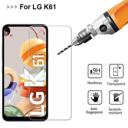9D Premium Tempered Glass for LG K61 Screen Protector Protecive Glass Front Film for LG K61 K 61 LMQ630EA LMQ630UM Pelicula de