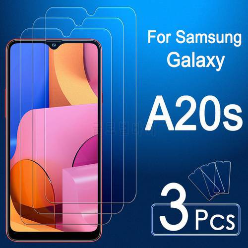 3PCS Protect Glass For Samsung Galaxy A20s A 20s Screen Protector HD On For samsumg samsyng A20 s Tempered Glas Film