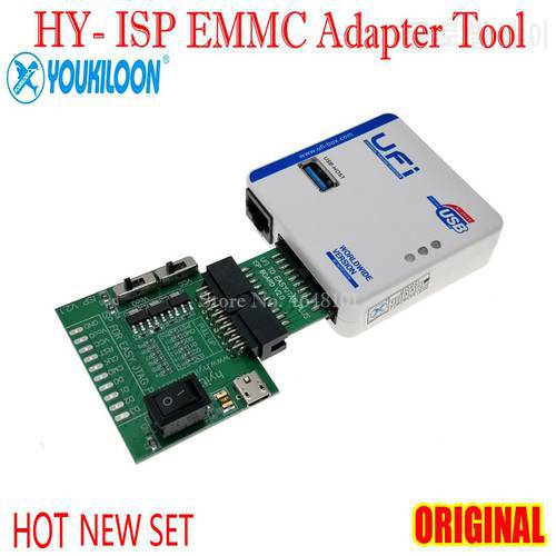 2021 NEW HY- ISP Adapter tool EMMC flying line small board supports easy JTAG UFI box to solve online difficulties