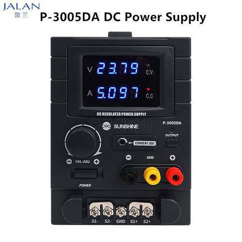 Sunshine P-3005DA 30V 5A 4 digital display regulated power supply DC Mobile Phone Repair Intelligent Power Source