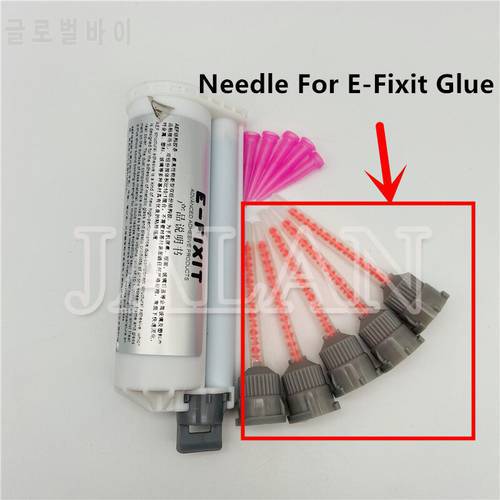 10pcs Needles For E-Fixit AEF Structural Glue Mobile Phone LCD Screen Middle Frame Back Cover Dispensing Plastic Tip Repair