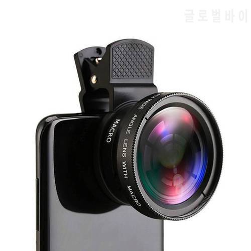 TOKOHANSUN new photography 0.45x Super Wide Angle Lens +12.5x Super Macro Lens for iPhone Xiaomi Huawei Camera lens Kit