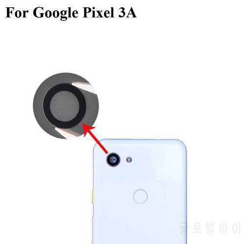 2PCS High quality For Google Pixel 3A 3 A Back Rear Camera Glass Lens Repairment Repair parts test good Pixel3A