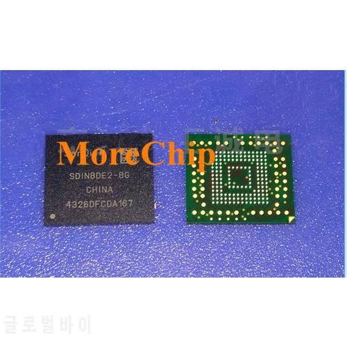 SDIN8DE2-8G eMMC NAND Flash Memory IC BGA153 8GB Chip Reballed Soldered Phone Repair Fix Replacement 3pcs/lot