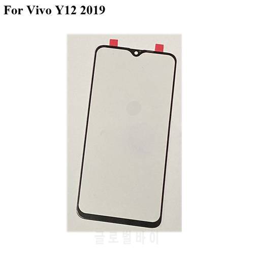 For Vivo Y12 2019 Front LCD Glass Lens touchscreen Y 12 2019 Touch screen Panel Outer Screen Glass without flex VivoY12 2019