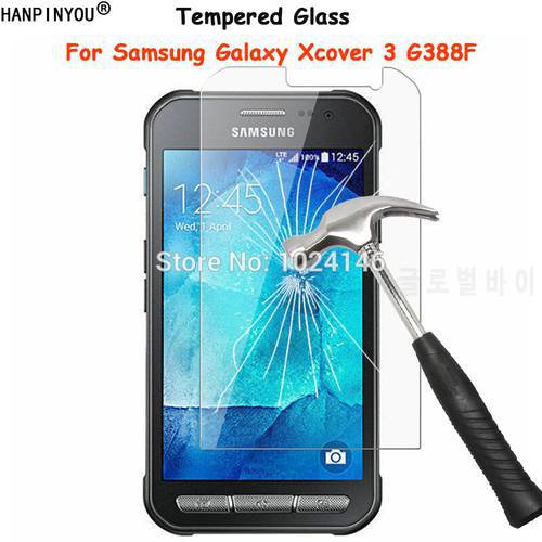 For Samsung Galaxy Xcover 3 Xcover3 G388F Clear Tempered Glass Screen Protector Ultra Thin Explosion-proof Protective Film Guard