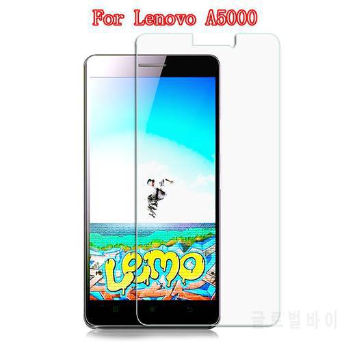 For Lenovo A5000 Tempered glass Screen Protector 0.3mm 9H 2.5D Protective Glass Film on A 5000 Phone Explosion-proof glass Film