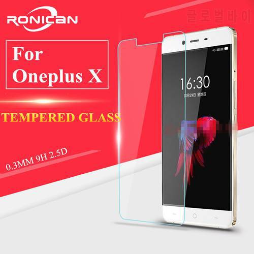 Glass Oneplus X Tempered Glass for Oneplus X Screen Protector for Oneplus X Glass One Plus X HD Protective Thin Film RONICAN