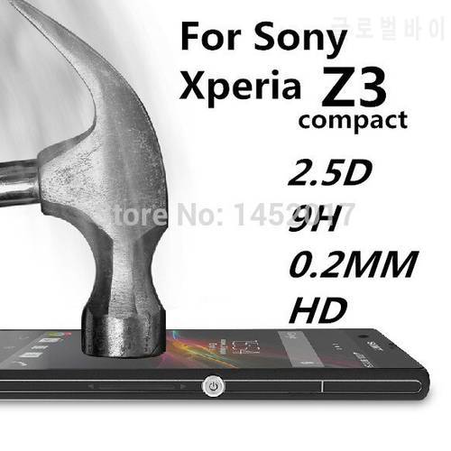 2pcs*(1Glass Front+1Glass Rear) Unitech 9H 0.2mm Anti-Explosion Tempered Glass Screen Protector For Sony Xperia Z3 Compact