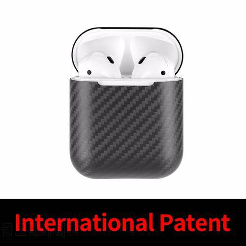 Mcase For Apple AirPods 100% Real Carbon Fiber Case-Ultra Thin Wireless Headset EarPhone Case-Free Shipping in Matte
