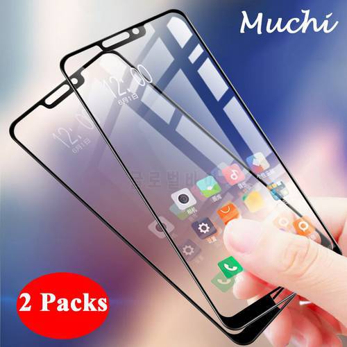MUCHI 2 Packs Full Tempered Glass For Huawei Honor 8C Explosion-Proof Screen Protector Film For Honor8C 6.26
