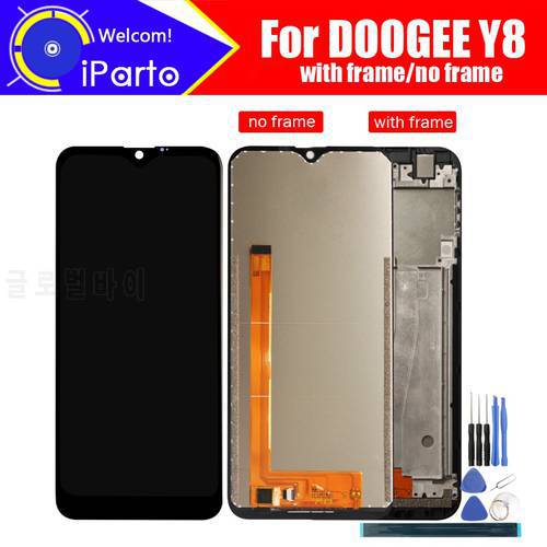 6.1 inch Doogee Y8 LCD Display+Touch Screen Digitizer Assembly 100% Original New LCD+Touch Digitizer for Y8+Tools