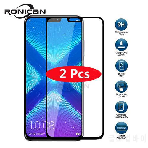 2Pcs Huawei Honor 8X Tempered Glass Original Full Cover Screen Protector for huawei honor 8x Glass Tempered Protective Film