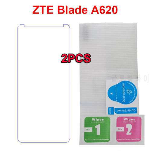 2PC Zte Blade A620 Tempered Glass 2.5D Protective Phone Film For ZTE Voyage 5 A0620 A0622 A622 A 620 0620 0622 Screen Protector