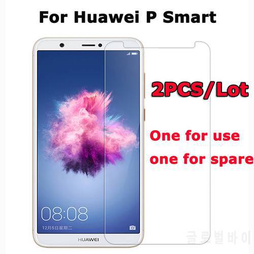 2PCS For Huawei P Smart Tempered Glass Huawei P Smart Screen Protector Film Tempered Glass For Huawei P Smart FIG-LX1 glass
