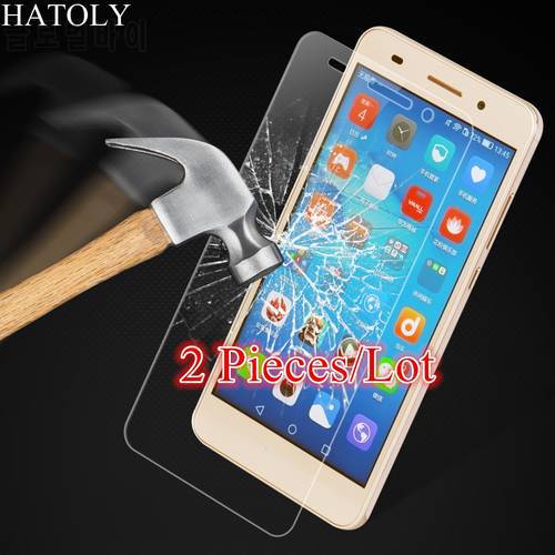 Glass Huawei Y6 II Tempered Glass for Huawei Y6 II Screen Protector for Huawei Y6 II Glass HD Protective Thin Film HATOLY 2Pcs