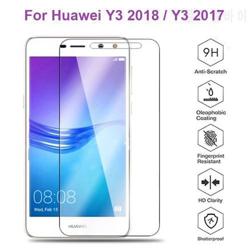 Tempered Glass For Huawei Y3 2018 / Y3 2017 Phone High Quality 0.26mm 9H Hardness Screen Protector for Huawei y3 2018 Glass