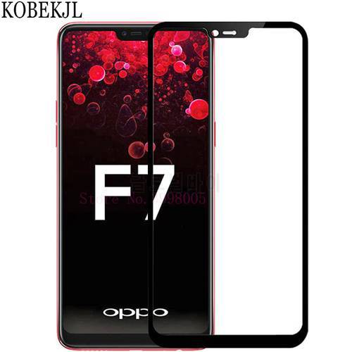 Tempered Glass For OPPO F7 Screen Protector OPPO F7 OPPOF7 Tempered Glass OPPO F7 F 7 CPH1819 CPH1821 Full Cover Protective Film
