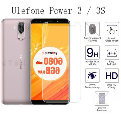 2pcs NEW Screen Protector phone For Ulefone Power 3 / 3S phone Tempered Glass SmartPhone Film Protective Screen Cover