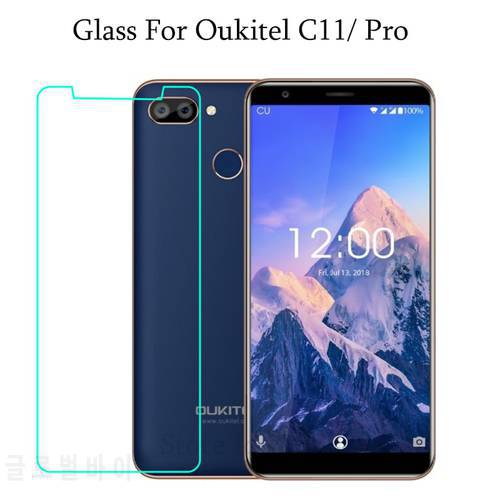 2PCS Premium Tempered Glass For Oukitel C11 Pro Screen protective Film Case For Oukitel C11 Pro Glass Cover Oukitel C11 Pro