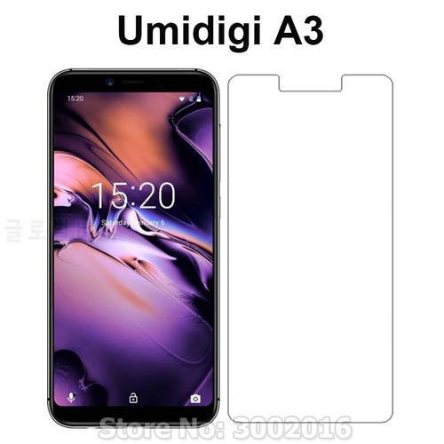0.3mm tempered glass For Umidigi A3 screen protector protective front case glass for Umi A3 A 3 Phone Film clean kits
