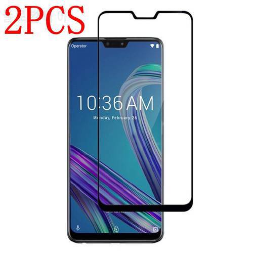2PCS Full Glue Full Cover Tempered Glass For Asus Zenfone Max Pro M2 ZB631KL Screen Protector protective film For ZB631KL glass