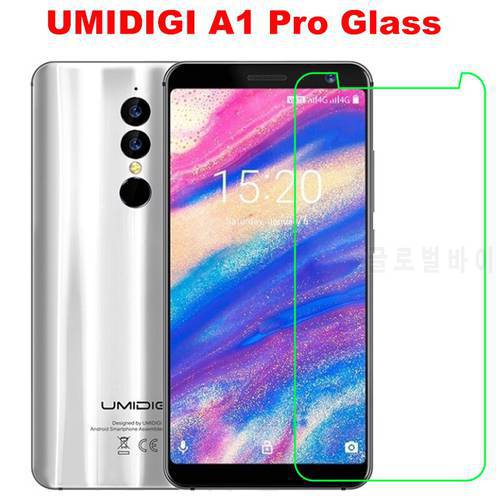 2PCS Umidigi A1 Pro Glass Tempered Glass Luxury Anti-Explosion Thin Front Screen Protector For UMI A1 Pro Film 2.5D 9H