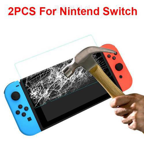 2PCS Tempered Glass For Nintend Switch Screen Protector Toughened film protective Glass For Nintend Switch Nintendo Nitendo 2017