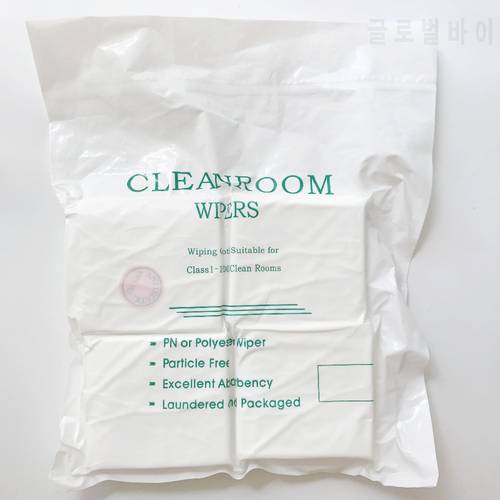 200PCS/Bag Soft Cleanroom wiper cleaning Non Dust LCD Repair Tool Wiping Cloth for Class 1-10000 Clean Rooms