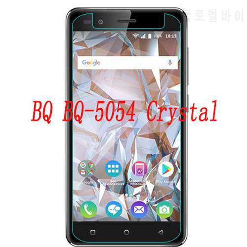 Smartphone Tempered Glass for BQ BQ-5054 Crystal 5054 9H Explosion-proof Protective Film Screen Protector cover phone