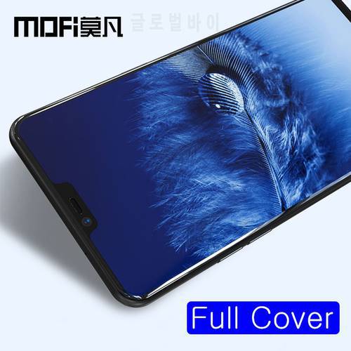 for oneplus 6 glass one plus 6 screen protector full cover front film black protective guard MOFi original 1+6 tempered glass