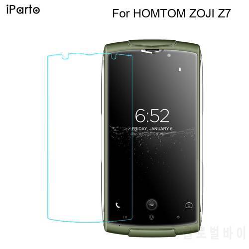 5.0 inch HOMTOM ZOJI Z7 Tempered Glass 100% Original Premium 9H 2.5D Screen Protector Film For ZOJI Z7 Phone (Not Full Cover)
