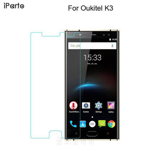 5.5 inch OUKITEL K3 Tempered Glass 100% Original Premium 9H 2.5D Screen Protector Film For K3 Phone (Not Full Cover)