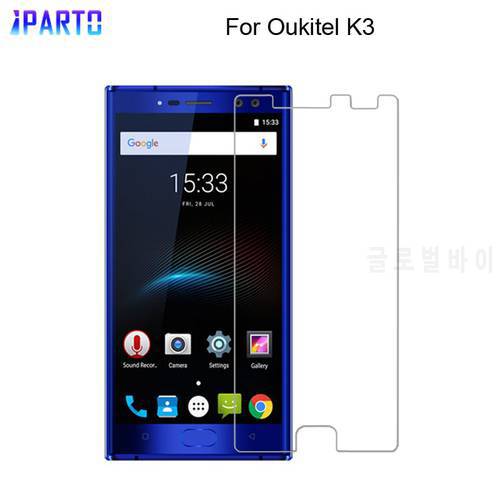Oukitel K3 Tempered Glass 100% New Good Quality Premium 9H Screen Protector Film Accessories for Oukitel K3 (Not 100% covered)