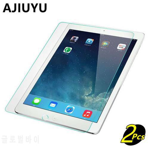 AJIUYU For iPad Air glass Tempered For iPadAir Air 1 Glass membrane Steel film Tablet Screen Protection Toughened Case glass