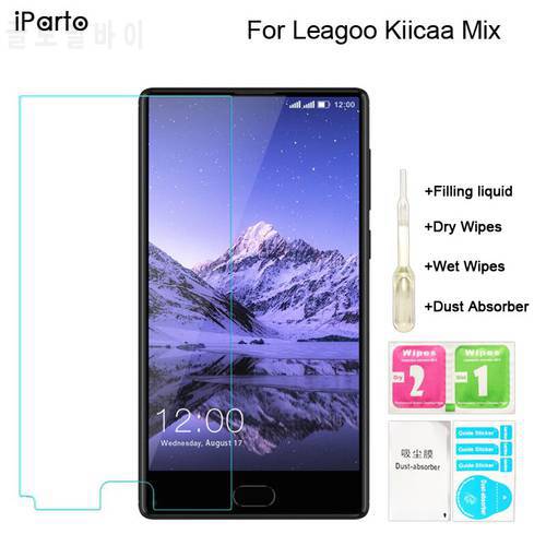 Leagoo Kiicaa Mix Tempered Glass 100% High Quality Premium 9H Screen Protector Film For Kiicaa Mix Phone (Not Full Cover)