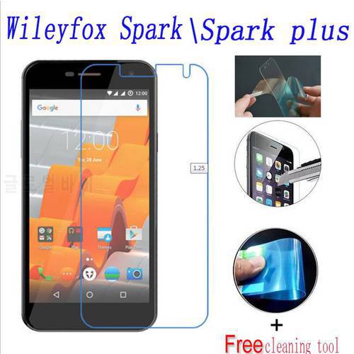 2PCS Ultra-thin Nano-proof membrane not glass Screen Protector for Wileyfox Spark Spark+ plus smartphone mobile phone