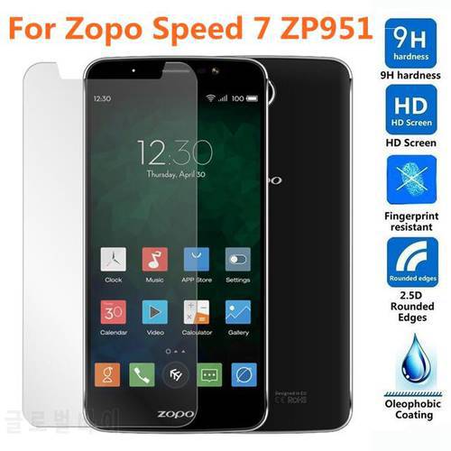 For Zopo Speed 7 Tempered Glass Original 9H High Quality Protective Film Explosion-proof Screen Protector for Speed7 ZP951 5.0