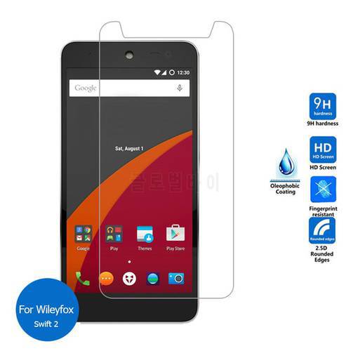For Wileyfox Swift 2 Tempered Glass 9H High Quality Protective Film Explosion-proof Screen Protector For Wileyfox Swift 2 Plus